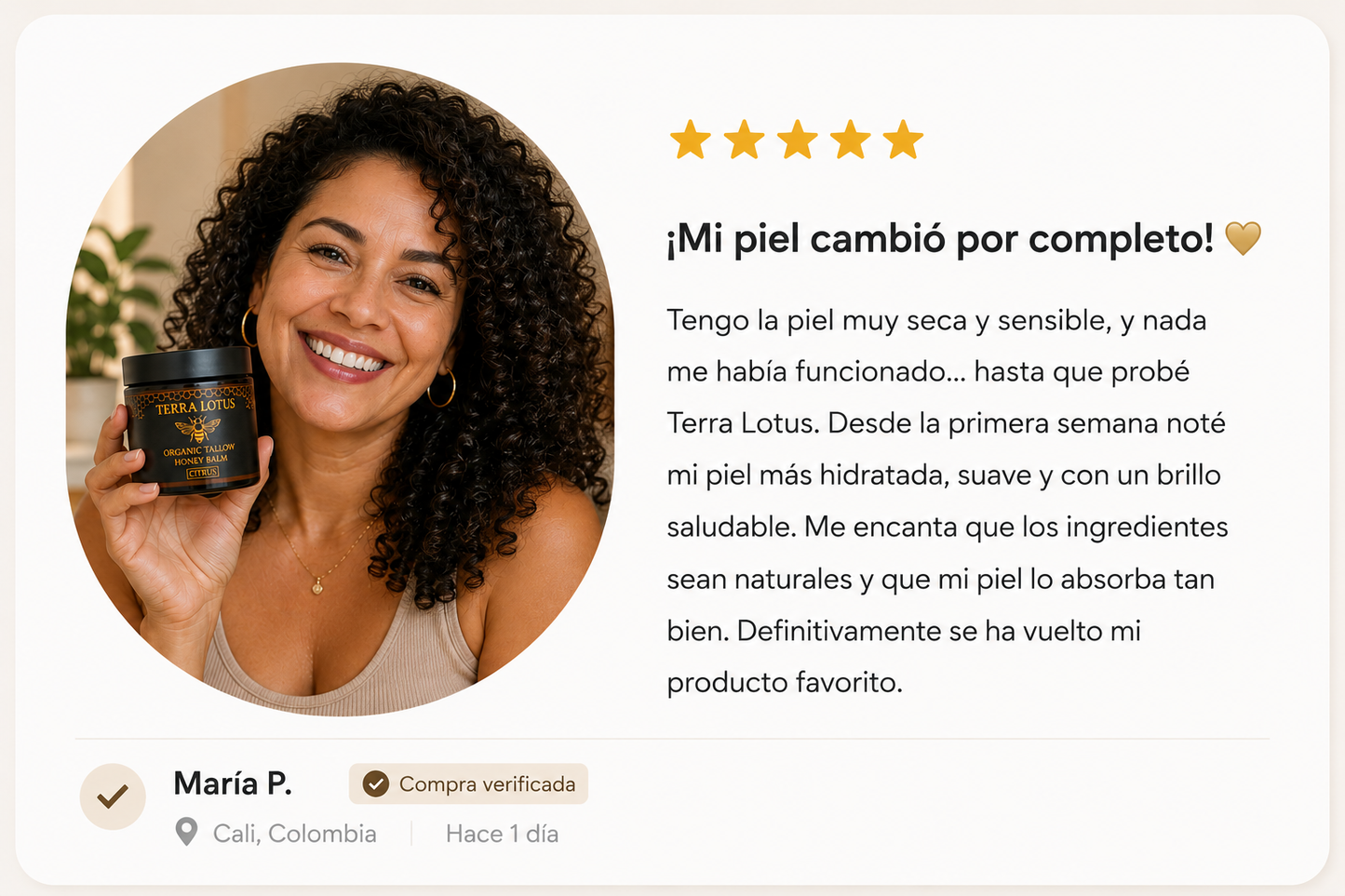 SEBO DE RES TERRA LOTUS X 100 ML + OBSEQ